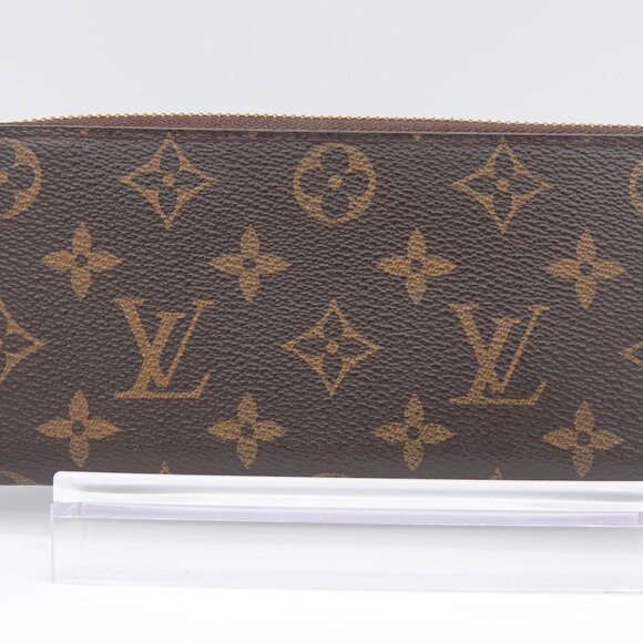 Louis Vuitton Monogram Clemence Fuschia Zippy Wallet - Picture 1 of 13